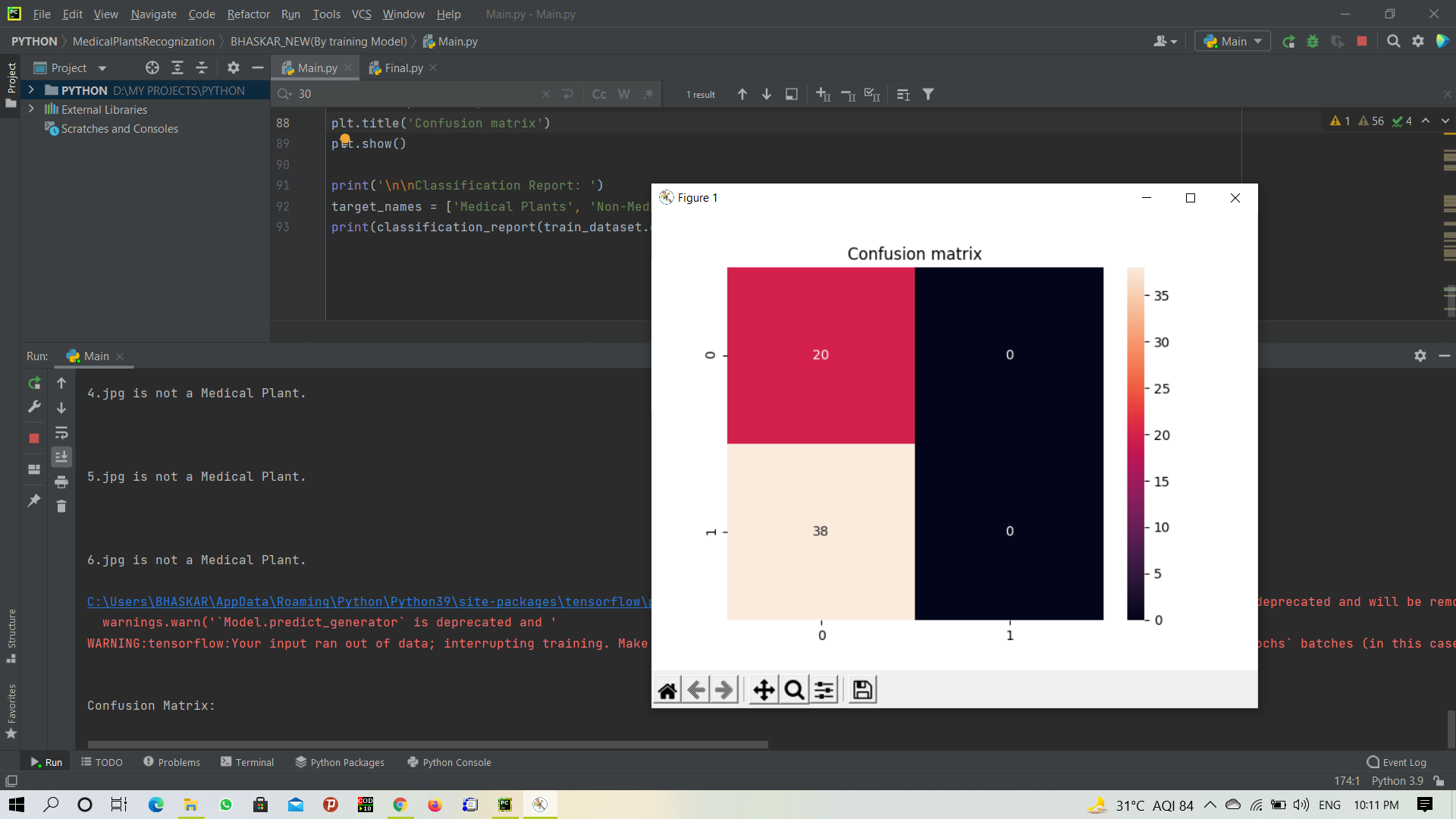 Medical Plants Recognization (Python-Image Processing)